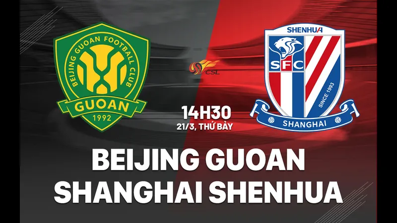 Cầu thủ Shanghai Shenhua và Beijing Guoan tranh chấp bóng trên sân - Phân tích chiến Cầu thủ Shanghai Shenhua và Beijing Guoan tranh chấp bóng trên sân - Phân tích chiến